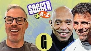 G is for Thierry Henry's Golden Shoe and Golden Espadrille (feat. Jamie Carragher) | Soccer A-Z