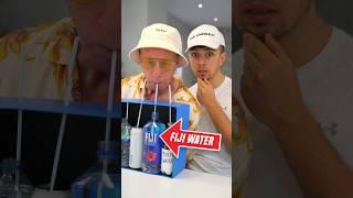 Guess CHEAP vs. EXPENSIVE Fiji Water Challenge!  #shorts