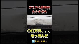テスラ壊れた 修理代○○万円 #モデル3 #テスラ #tesla #テスラモデル3
