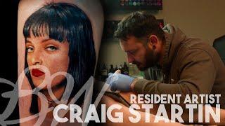 TATTOO TIMELAPSE | Uma Thurman Pulp-Fiction Portrait @ BW Tattoo Studios Lichfield