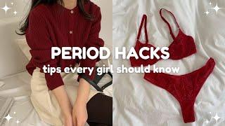 period hacks every girl should know  menstruation do's and dont's