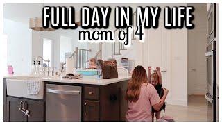 FULL DAY IN THE LIFE VLOG MOM OF 4 | Tara Henderson