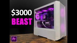 How to Build a BEASTLY High End Content Creator PC | Intel 13900k - RTX 4080 | Premiere Pro