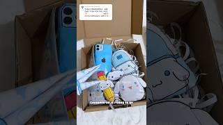 Packing cinnamoroll squishy order (fake)  comment what to do next  #papercraft #shorts #sanrio