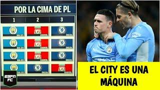 PREMIER LEAGUE El líder Manchester City HUMILLÓ al Leeds. Liverpool y Chelsea, lo ESCOLTAN | ESPN FC