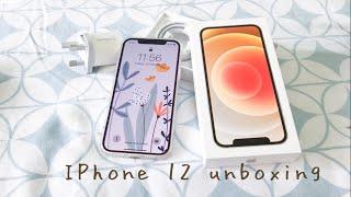  iPhone 12 unboxing and set up + cute iPhone covers + picking pretty wallpapers (ASMR)