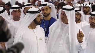 HH Sheikh Mohammed Bin Rashid visiting the DAMAC stand in CityScape