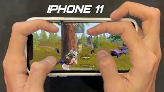 IPHONE 11 HANDCAM IN 2025 /Smooth+Extreme PUBG Gaming Test/ NEW IOS 18.4 Livik Gameplay ️