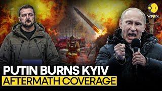 Russia-Ukraine War: Shocking Visuals, Aftermath Of Russian Missile Strike In Central Kyiv |WION LIVE