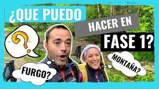 ¿Que PUEDO HACER en FASE 1? | Escapada en FURGO!   [VISITAMOS un HAYEDO espectacular!!] 