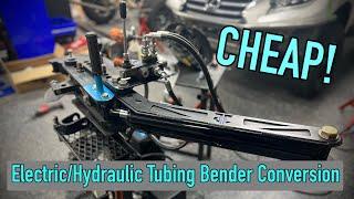 Budget Electric/Hydraulic JD2 Tubing Bender Upgrade | Converting Your Tube Bender To Hydraulic!