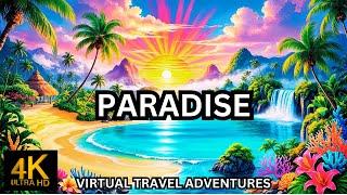 Paradise 4K - Scenic Relaxing Adventure Film For Calming Restful Sleep With Soft Cinematic Music