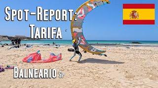 Spot - Report: Tarifa, Balneario Big Air bei Levante. Die europäische Big Air Elite am Start. 40 kn+