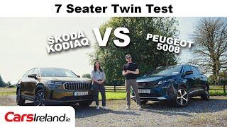 New Skoda Kodiaq Vs Peugeot 5008 | The Ultimate 7 Seat Family Car Showdown! | CarsIreland.ie