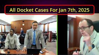 Daily Docket Cases From January 7th, 2025 Judge David Fleischer - Vikky's Court Watch