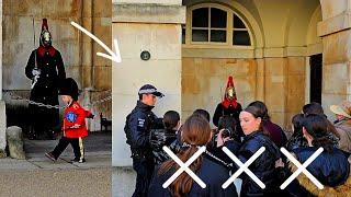 It Feels That She Doesn't Want Stand Back During the Changing of the Guard at Horse Guards