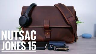 NutSac Jones 15 Leather Satchel Review | Best Man Bag?