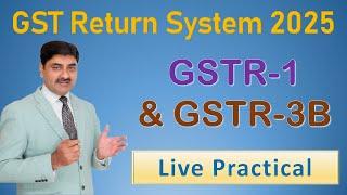 GSTR-1 & GSTR-3B: Return Filing 2025 | Live Practical Demo