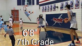 Trevor Smith is a 6'8" 7th Grader | Next BASKETBALL PHENOM?