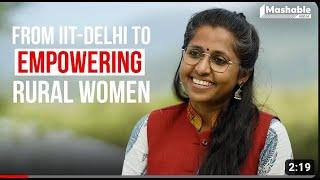 Breaking Boundaries  Surabhi's Visionary Journey from IIT Delhi to Empowering Rural Women