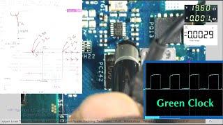 #LAPTOPCHIPLEVELTRAINING -  #GREEN CLOCK CIRCUIT