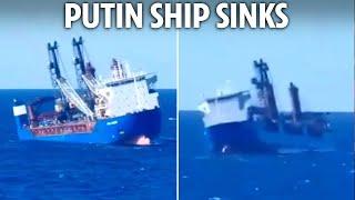 Secret Russian ship Ursa Major sinks off Spain after mystery explosion 'during mission to Syria'