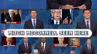 Snl Mitch McConnell Seen Here Jokes Compilation Colin Jost ( Part 4 Coming Soon )