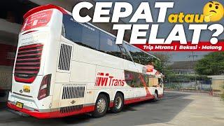 FINISH SUDAH TERANG‼️ APAKAH RECOMENDED⁉️ - Trip MTrans Double Decker | Bekasi - Malang