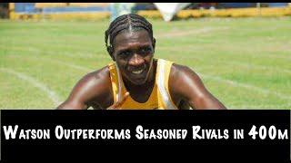 Antonio Watson Triumphs in Men's 400m at John Wolmer Speed Fest