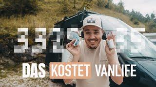 VANLIFE durchgerechnet SO VIEL kostet 1 Jahr Vollzeit Vanlife | Kosten Vanlife | Leben im Van