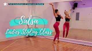 Salsa Ladies Styling Class | All Levels | Salsa Dance Lesson | Salsa Dance Steps | Salsa Dancing