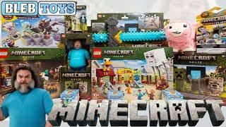 A Minecraft movie toy collection ASMR unboxing | Click and switch sword | Steve action figure |