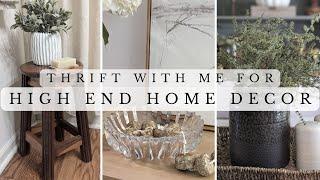 Thrift with Me for High End Home Decor \ Aesthetic Home Decor on a Budget