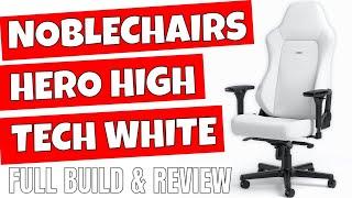 Noble Chairs HERO Gaming Chair Build In Luxury White