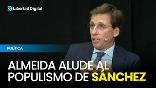 Almeida alude al "populismo" de Sánchez al irse de Paiporta