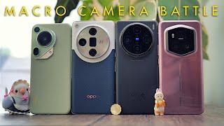 Huawei Pura 70 Ultra vs Oppo Find X7 Ultra vs Vivo X100 Pro vs Honor Magic 6 Pro: Macro Shootout