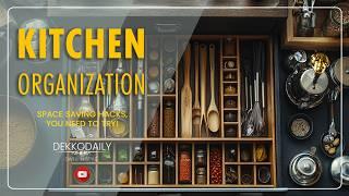 20 Genius Small Kitchen Organization Ideas  | Space-Saving Hacks You NEED to Try!