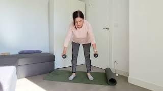 FLAPPY ARMS How to tighten saggy arms. Arm exercises with dumbbells, just 10 minutes a day.