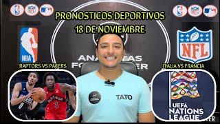 PRONOSTICOS DEPORTIVOS GRATIS HOY 18 DE NOVIEMBRE #nba FREE PICKS - PARLEY GRATIS FUTBOL PARLAY NBA