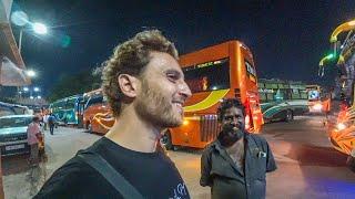 Overnight Bus to India's Temple City Madurai! 