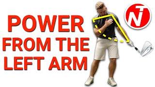 POWER FROM THE LEFT ARM | GOLF TIPS | LESSON 163