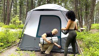 Camping in the Rain | Tent Camping