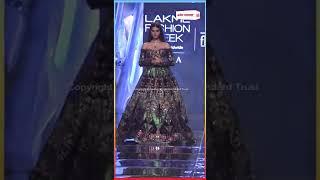 Tara Walk A Ramp For Pa  i At Lakme Fashion Week 2022.