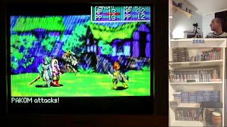 Golden Sun played in a CRT TV