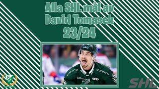 Alla SHL mål av David Tomasek 23/24