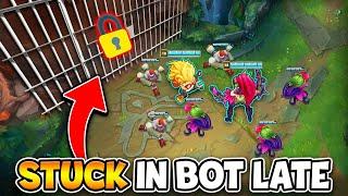 LEAGUE OF LEGENDS BUT WE ARE LOCKED IN OUR LANE (PRISONERS OF BOT LANE)