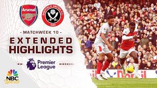 Arsenal v. Sheffield United | PREMIER LEAGUE HIGHLIGHTS | 10/28/2023 | NBC Sports