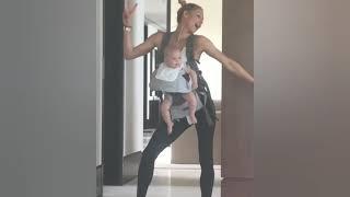 Anna Kournikova Dancing With Her Daughter on Enrique's New Single - Move To Miami