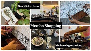 New Meesho Kitchen Items || Kitchen Countertop organisation || Aesthetic Kitchen Makeover#vlog#tamil