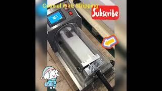 #Coaxial Cable Strip Machine Auto Wire Cutting and Stripping Machine